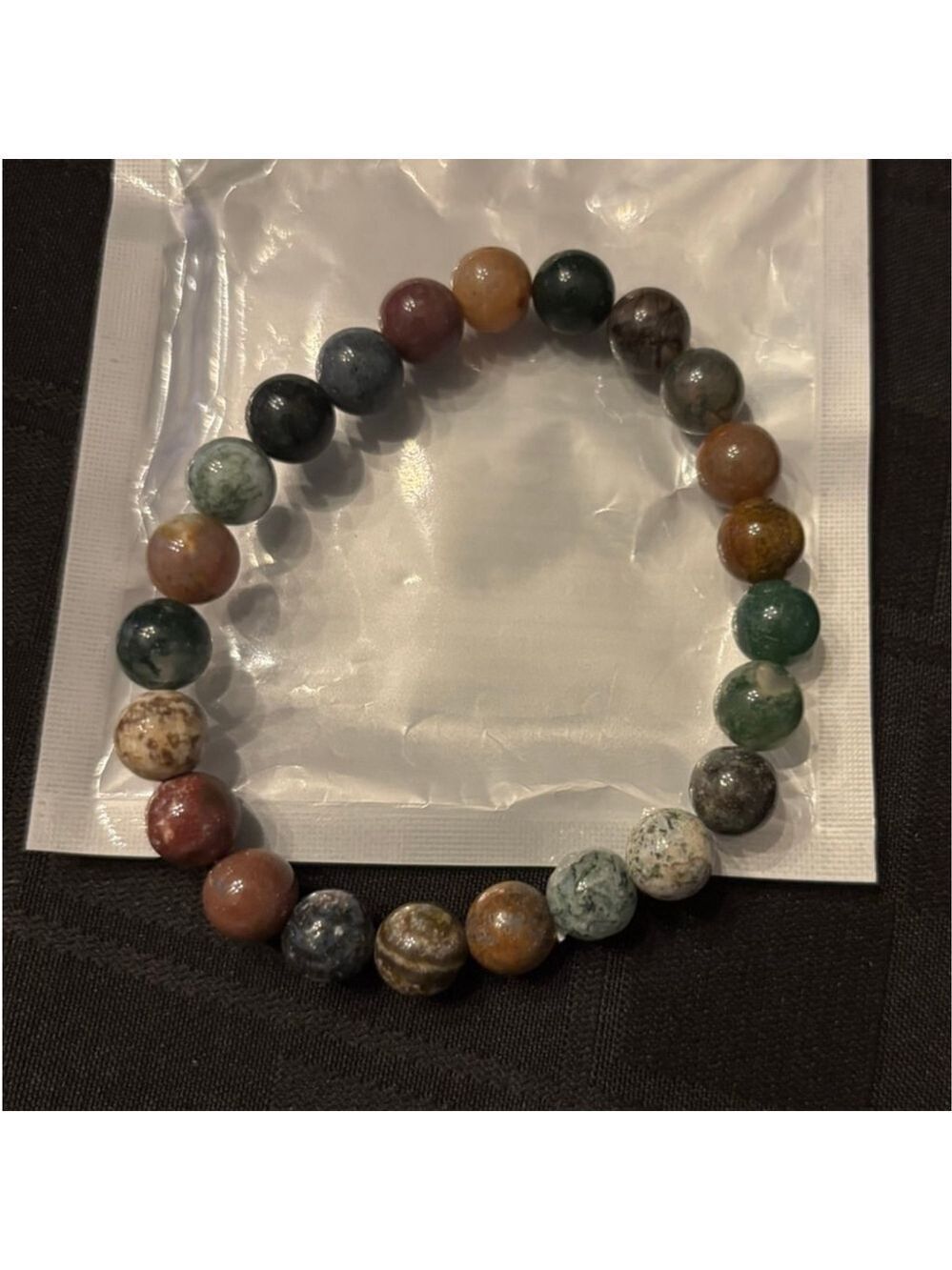 Multi-color Earthy Tone Beaded Bracelet